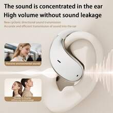 Open-Type Wireless Bluetooth Earphones, Featuring Directional Transmission, ENC Noise Reduction For Calls, An LED Digital Display Charging Case, HIFI Sound Quality, Comfortable Fit, Long Battery Life, And True Wireless Ear-Hook Smart Earphones Compatible With Multiple Devices, Suitable For Both IOS And Android Systems