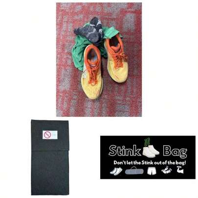 Stank Bag - Odor Eliminator Gym Clothes, Diapers, Sports Gear, Breathable Design Traps Smells Dries Fast, - Friendly, Reusable, Athletes Active Lifestyles