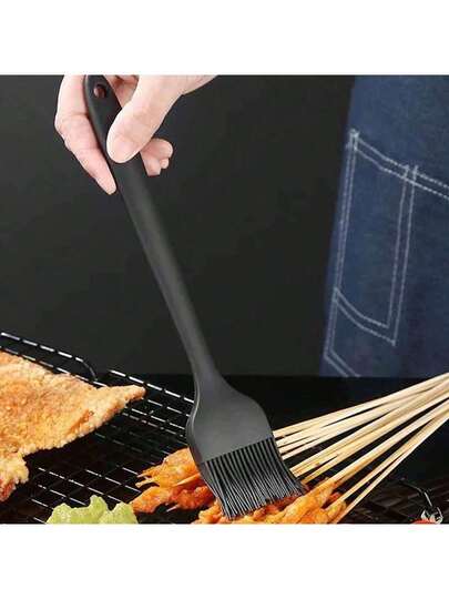 1 chiếc Cọ nướng bánh bằng silicon chịu nhiệt dùng để phết dầu, bơ, nước sốt, ướp gia vị thích hợp cho nướng BBQ, nướng, nướng bánh, nấu ăn trong bếp