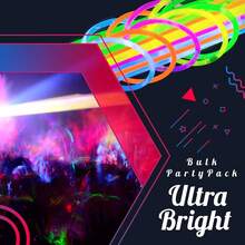100/200Pcs Glow Stick,Multicolor Party Supplies,Glow In The Dark Party Favors For Adults,Suitable For Parties,Weddings,Birthdays,Halloween Decor,Glow Sticks For Wedding,Birthday Decorations,Christmas,Luminous Party Holiday Decorations,Light Up The Party Atmosphere ﻿ - 100 chiếc bảy màu - Xem 5