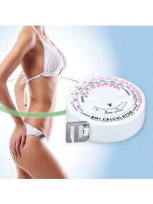 1pc Retractable Heart-Shaped Tape Measure, Suitable For Measuring Body, Fabric, Sewing, Tailoring, Knitting, Crafts, Weight Loss, Dual-Scale Pink Ruler - Pink - View 11