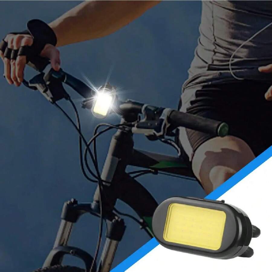 NetHong Mountain Bike Taillight LED Night Riding Warning Light Bicycle Rear Lights For Nighttime Cycling - White Light - View 1