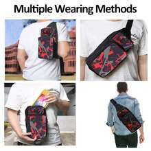 Potrivit pentru husa de transport Ninten-Do Switch - Compatibilă cu consola Switch Lite/Steam Deck, geantă de umăr portabilă cu curea reglabilă, geantă de piept crossbody pentru consolă, documente, Joy-Con-uri și accesorii