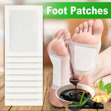 30/50 parches para los pies, parches de moxibustión de artemisa natural para los pies, parches desintoxicantes, parches de reflexología herbaria y acupresión adhesivos para una limpieza profunda, mejorar el sueño, aliviar la fatiga, el estrés, el dolor corporal, con ingredientes a base de plantas para hombres y mujeres, usar después de remojar los pies para un efecto mejorado, cuidado de los pies y el Body