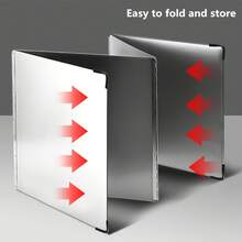 Stove Top Splatter Screen - 4-Sided Grease Guard For Clean Cooking, Easy Wipe Stainless Steel Design - Silver - View 5