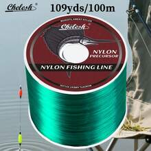 chelesh Línea de pesca monofilamento de nailon Chelesh de 100 m, alta resistencia, buen rendimiento de corte en el agua, múltiples resistencias disponibles, adecuada para pesca de mar, pesca de agua dulce, pesca de carpas, regalo de pesca, manualidades de joyería