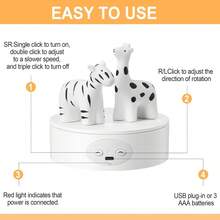1pc Mini AI Electric Rotating Display Stand, Adjustable Speed, Cute Solid Display Platform, Rotating Base Suitable For Photography, Live Streaming And Product Display, With Forward And Reverse Function, Can Be Used For Model Display - Multicolor - View 10