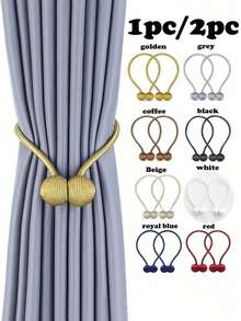2 Stücke Vorhang Magnetverschlüsse, einfach und kreativ, ohne Bohren & ohne Installation Vorhang Raffhalter, geeignet für Vorhangdekoration in Wohnzimmern, Schlafzimmern und anderen Räumen, Halloween, Raumdekoration