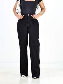 Wide Leg Collors Partnership Company - Black - View 1