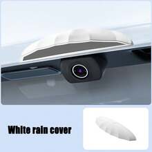 汽车后摄像头防雨罩 - 加厚加宽硅胶，无损安装，适用于所有车型，晴雨天气，完美礼物，汽车摄像头罩，防雨，时尚设计，耐用汽车配件 - 均碼 - 查看 12