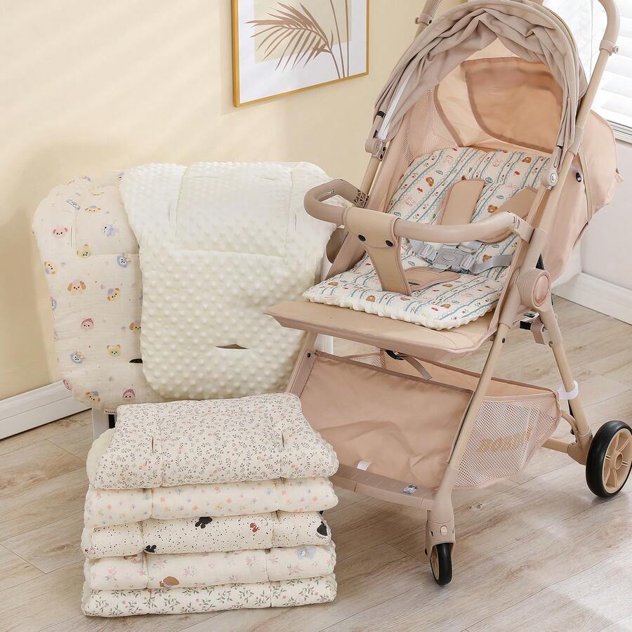 Baby Stroller Seat Cushion, Soft Thick Pad For Infant Stroller, Fashionable Maternity & Baby Supplies