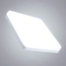 LED Ceiling Light, Home LED Light, White Frame Flat Panel Light, Bedroom Flush Mount Light, Home Lighting, 6500K, 110V/220V Universal, LED Room Light, High Brightness, Flicker-Free, Square/Round Pendant Light, Indoor Lighting Suitable For Home/Bedroom/Room/Hallway/Kitchen/Bathroom/Apartment/Balcony/Office - White Panel Ceiling Light - View 7