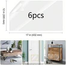 Pegatinas contra arañazos en muebles 6 pegatinas transparentes Pegatinas contra arañazos en sofás Pegatinas autoadhesivas contra muebles