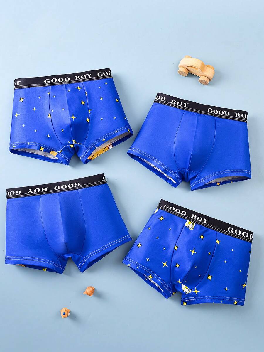Young Boys Trunks - Royal Blue - View 1