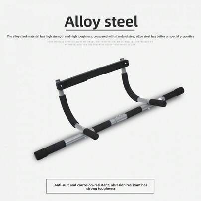 Multifunktionale Tür-montierte Klimmzugstange, dient als Fitnessgeräte für Zuhause, Doppelstange für Erwachsene, geeignet für Häuser, Wohnungen, Büros, ideal für Fitnessenthusiasten, Erwachsene, Heimfitnessnutzer, auch bekannt als Klimmzugstange, bohrlochfreie Türrahmen-Fitnessausrüstung, Heimklimmzugstation, Klimmzugstange für Innenbereich, Heimnutzung, Erwachsene Parallelstangen, Türrahmen-Fitnessausrüstung ohne Bohren