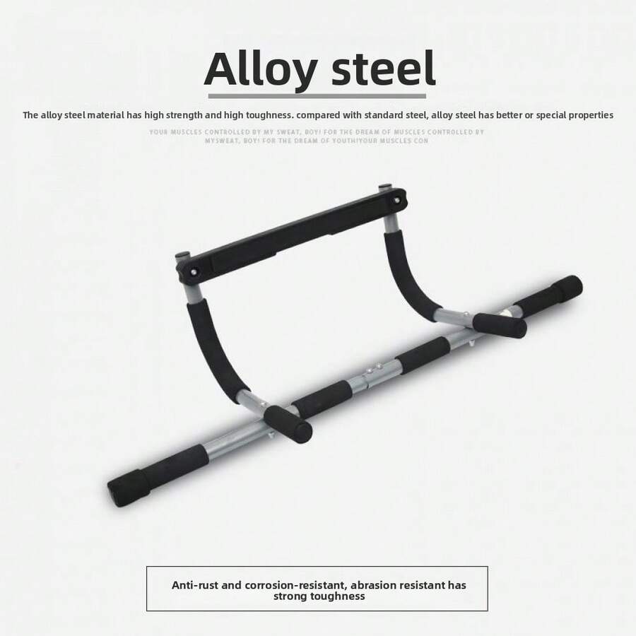 1pc Multifunctional Pull-Up Trainer, No Drilling Required, Lightweight, Strong Load-Bearing Capacity, Used To Enhance Upper Body Strength, Suitable For Home Doorframes And Gyms.