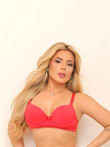 Kit With 4 Bras With Basic Smooth Cup Adjustable Strap Delicate Lingerie Bra Direct From The Factory Comfortable Women Wholesale Zilook Lingerie Pura Sedução - 彩色 - 查看 5