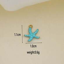 1pc Stainless Steel Fashionable Beach Vacation Pendant, DIY Handmade Bracelet, Earring, Hanging Decor Accessory