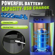 2025新款便携式露营淋浴器，[持久耐用] Spopal 2000*3mAh 可充电露营淋浴器，带智能LED显示屏，IPX7防水户外露营泵，适用于徒步旅行、旅行、汽车、宠物