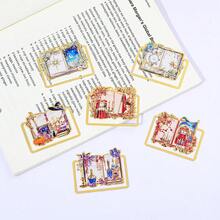 Marcapáginas de metal estilo gótico vintage, accesorios de lectura para lectores, adecuados como regalos de cumpleaños, regalos navideños para familiares y amigos, artículos de papelería de moda, regalos góticos