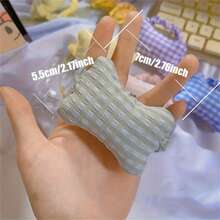 1/4 bucăți drăguțe de vară pentru sprijinul încheieturii mâinii - design moale din pluș în carouri cu bandă elastică, pernă ergonomică pentru tastatură și mouse pentru birou și jocuri, confort anti-oboseală, tampoane pentru mouse pentru birou