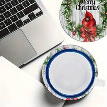 2 Stücke/4 Stücke/6 Stücke Weihnachtsmotiv bedruckte Diatomeen-Tischsets, Weihnachtsdekoration, geeignet für Esstisch, Kaffeebar, ganzjährige Dekoration, waschbare Tischsets, Raumdekoration, Untersetzer, Abtropfmatten, Küchen- und Esszimmer-Tischsets, Innen- und Außendekoration für Partys, Heimdekoration, ideales Geschenk - Verschiedenfarbig - Übersicht 7