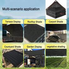 U Shaped Retractable Sun Shades with Sliding Track Kit Wave Sun Shade Canopy Pergola Cover Shade Sail Awning Pergola Canopy Cover for Outdoor Porch Garden Deck Backyard Sand 4x5m 13.12x16.4ft - Un color - Ver 6