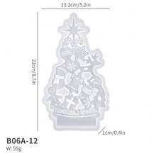 3D Christmas Silicone Molds - Snowflake & Reindeer Shapes, Suitable For Candle, Epoxy Resin, Soap Making Home Decor Christmas Decorations Room Decor