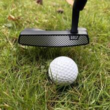 1pc Skull Golf Putter Widen Golf Club 32 33 34 35 Inch With Headcover Golf Clubs - Improve Ball Speed & Accuracy Weight Detachable - Black - View 7