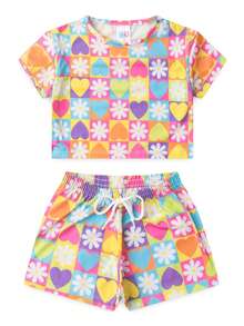 Girls' Summer Set For 2 To 14 Years - Immediate Shipping - Nhiều màu - Xem 6