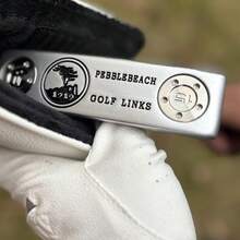 1 Silver Golf Putting Golf Club 32 33 34 35 36 Inches, Hooded Golf Club - Improves Ball Speed And Accuracy, Detachable Weight.