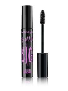 Misslyn Pretty Big Volume Mascara, Black, Dense & Lengthening, Washable, Creates Super Volumizing Effect, Layerable, Easy To Remove, Long & Thick Lashes, Fan-Shaped Lashes, Vegan Formula, Gluten-Free