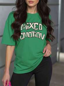 Women T-Shirts - Green - View 2
