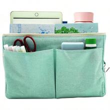 Bedside Caddy Bedside Hanging Storage Basket Multi - Function Organizer Caddy Bunk And Hospital Beds Dorm Rooms Bed Rails, Can Be Placed Glasses Books Mobile Phones2pc Navy Blue