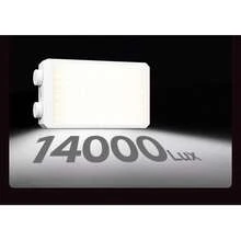 40W便携式LED摄影灯，显色指数98+，色温2800K~9000K，8000流明，口袋大小，自拍补光灯，温控，内置可充电电池，PD快充