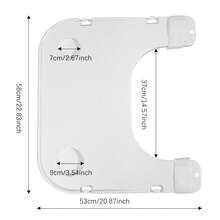 YUNRUX Wheelchair Table Top, Wheelchair Table, Wheelchair Tray