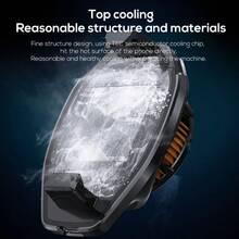 MEMO 品牌 DL22 手机散热器，15W 手机散热器，带半导体冷却芯片，通用手机冷却风扇，适用于手机游戏、直播、户外 Vlog - 彩色 - 查看 4