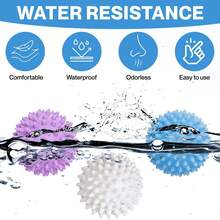 5/6 piezas Bolas de lavandería reutilizables, suavizante de telas, bolas para la secadora, removedor de pelo de mascotas, rociador para eliminar arrugas de la ropa, herramientas de limpieza profunda, artículos esenciales para el hogar