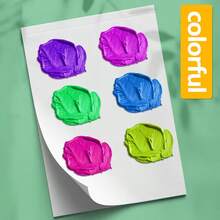 36色丙烯颜料套装，每瓶0.41液体盎司（12毫升），不褪色，色彩鲜艳，适合儿童、成人、艺术家，可用于画布、工艺品、木材绘画 - 是艺术家、学生、工艺品制作、DIY墙面和服装绘画的理想之选！