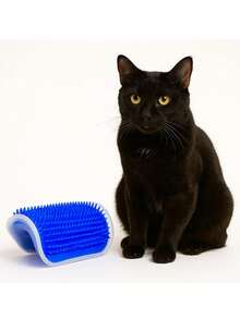 Escova de Parede Massageador com Catnip para Gatos - Multicolorido - Visão 4