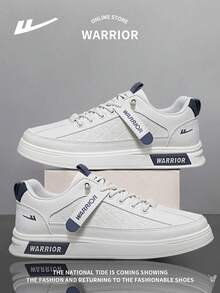 WARRIOR 1 Paar Herren Lässig Schnürsneaker, vielseitig bequeme leichte Sportschuhe, ganzjährig neuer Stil Freizeitschuhe mit niedrigem Schaft