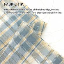 59x19.68英寸圣诞格子绗缝涤纶面料，适用于DIY手工缝纫拼布节日装饰玩偶配件 - 多色 - 查看 4