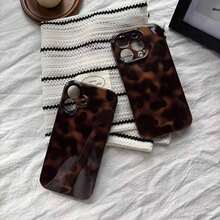 Fashionable Print Tie Dye Gradient Phone Case For IPhone 17 Pro Max 17 Air 16 Pro MAX 15 Pro Max 14 Pro 13 Pro 12 11 Personalized Middle Eastern Style Phone Cover For Men Women - 棕色 - 查看 1