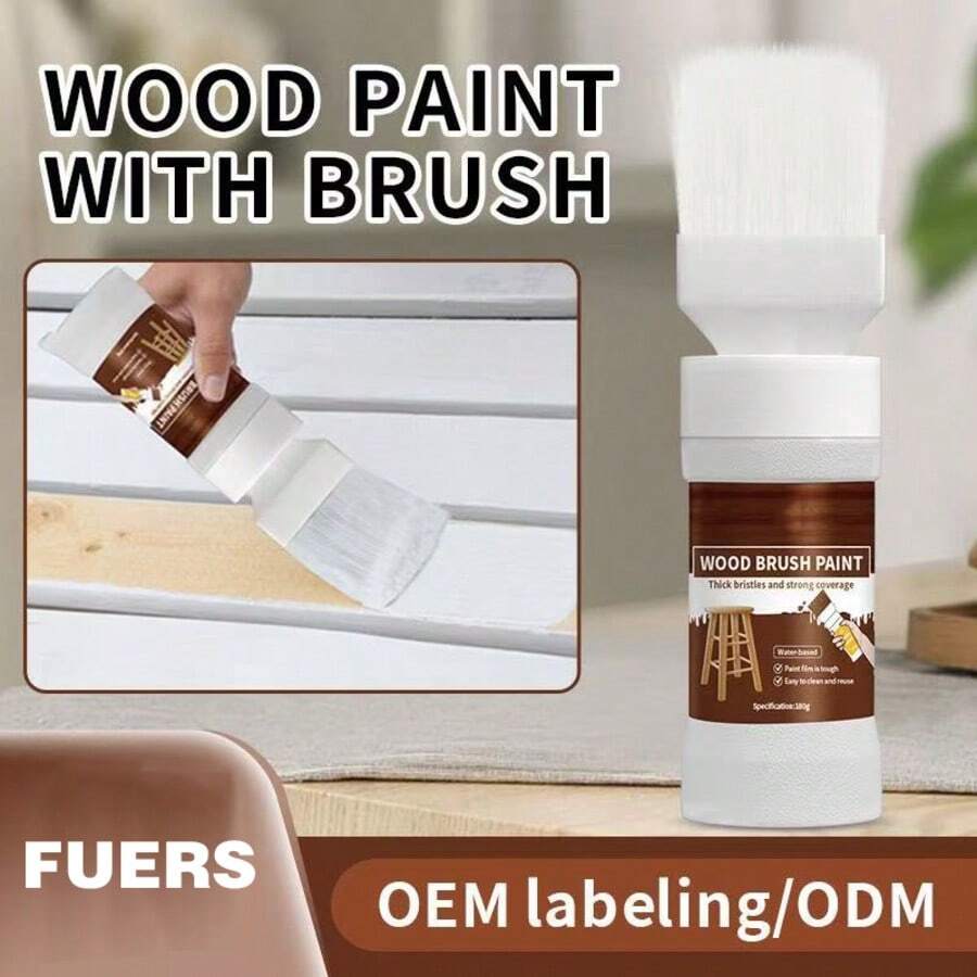 180g/300g Water-Based Wood Varnish, Suitable For Indoor And Outdoor Use, Multiple Sizes And Colors Available. Protects Wood From Corrosion, Insects, UV, And Moisture. Formula, No Harmful Odor.