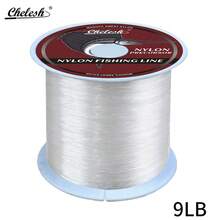 chelesh Línea de pesca monofilamento de nailon Chelesh de 100 m, alta resistencia, buen rendimiento de corte en el agua, múltiples resistencias disponibles, adecuada para pesca de mar, pesca de agua dulce, pesca de carpas, regalo de pesca, manualidades de joyería