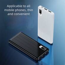 Bộ sạc dự phòng dung lượng lớn 10000mAh, sạc 10W, 2 cổng USB và 1 cổng Type-C, hỗ trợ sạc nhiều thiết bị, phù hợp với mọi điện thoại di động, làm quà tặng cho gia đình, bạn bè, sinh nhật, mùa hè, ngày lễ tình nhân, giáng sinh, lễ phục sinh. Thích hợp cho các hoạt động ngoài trời, mua sắm, du lịch và phiêu lưu ngoài trời. Pin dự phòng khẩn cấp. - Hồng - Xem 5