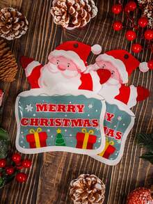 10 Stücke beidseitig bedruckte Weihnachts-Geschenktüten mit Geschenkmustern. Perfekt für Geburtstage, Hochzeiten, Weihnachtspartys und Geschenkverpackung.