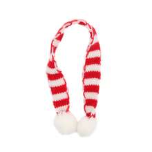 Weihnachtliche Atmosphäre Schal Dekorations-Set, Weihnachts-Muster T-Shirt, für LABUBU Set, modische Accessoires Zubehör, Urlaubs-Geburtstaggeschenk (ohne Plüschpuppe)