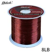 chelesh Línea de pesca monofilamento de nailon Chelesh de 100 m, alta resistencia, buen rendimiento de corte en el agua, múltiples resistencias disponibles, adecuada para pesca de mar, pesca de agua dulce, pesca de carpas, regalo de pesca, manualidades de joyería