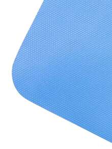 1 件蓝色方形橡胶抓握垫 - 防滑罐子和开罐器，用于紧固盖子，额外抓握顽固瓶盖，可重复使用厨房工具（单包装，耐用且易于清洁）